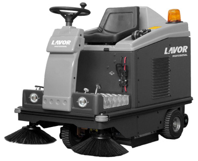 Аккумуляторная подметальная машина LAVOR Professional SWL R1000 ET (1230 мм, 6200 м2/ч, бак 115 л, 24 В). Изображение №5