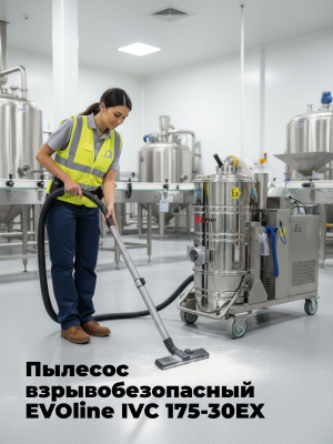 Промышленный взрывобезопасный пылесос EVOline IVC 175-30EX. Изображение №3