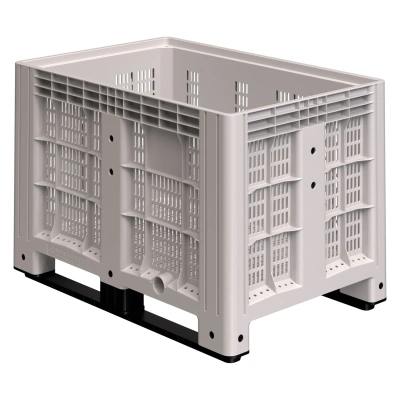 Перфорированный контейнер на полозьях IBOX 1200х800х800 мм. Изображение №2