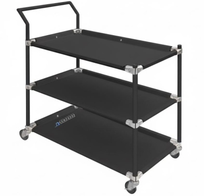Передвижная металлическая тележка GRESSON ТМ-900 ESD (900x500 мм, 2 полки, антистатическое исполнение). Изображение №6