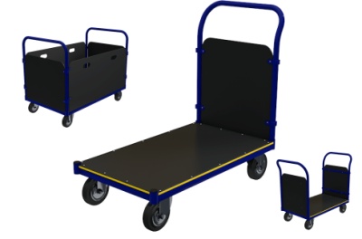 Тележка с фанерным настилом ТФЛ 3. Изображение №1