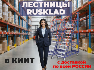 Лестница передвижная, шесть ступеней Rusklad ЛС-6 670х1390х2150. Изображение №4