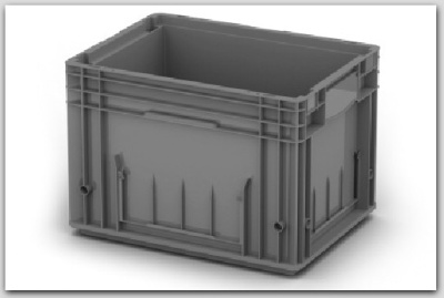 Пластиковый ящик размерами 396х297х280 мм универсального применения. Изображение №1