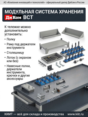 Тележка инструментальная ДиКом ВСТ-030-09. Изображение №8