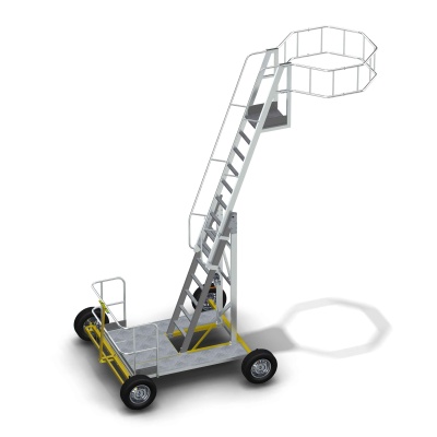 Вышка-стремянка алюминиевая Megal ВСА – 4,2Н. Изображение №5