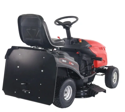 Газонокосилка с сиденьем (трактор) EVOline TRG 84 H (84 см, 15 л.с., гидростатическая трансмиссия, LED-фары). Изображение №6