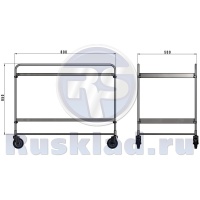 Фото сервисная тележка стб на сайте www.kiit.ru в интернет-каталоге КИИТ ☎ +7(800) 707-07-45 Изображение №2