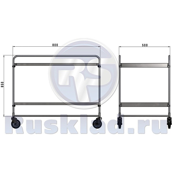 Фото сервисная тележка стб на сайте www.kiit.ru в интернет-каталоге КИИТ ☎ +7(800) 707-07-45 Изображение №2