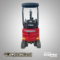 Фото мини-экскаватор quadtrac ex13jpro (1000 кг, двигатель kubota d722, с джойстиками pilot, квикаплером, буром и 3 ковшами) на сайте www.kiit.ru в интернет-каталоге КИИТ ☎ +7(800) 707-07-45 Изображение №6