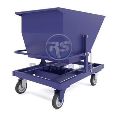 Тележка для сбора стружки и СОЖ. Изображение №3