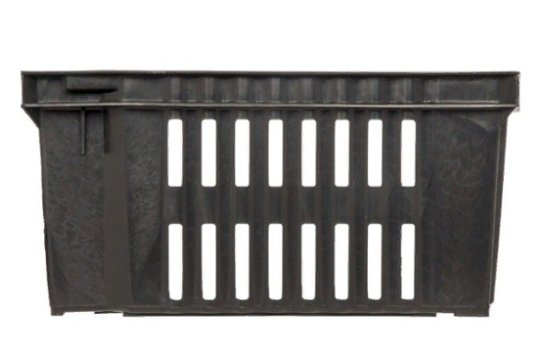 Фото ящик п/э овощной 540х360х260 черный на сайте www.kiit.ru в интернет-каталоге КИИТ ☎ +7(800) 707-07-45