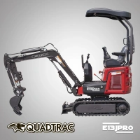 Фото мини-экскаватор quadtrac ex13jpro (1000 кг, двигатель kubota d722, с джойстиками pilot, квикаплером, буром и 3 ковшами) на сайте www.kiit.ru в интернет-каталоге КИИТ ☎ +7(800) 707-07-45 Изображение №11