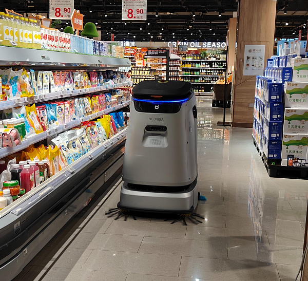 Автономный промышленный робот-уборщик (поломоечная машина) AGIBOT C5 — это комплексное решение для безупречного содержания больших коммерческих и промышленных площадей.