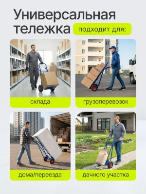 Двухколесная грузовая тележка Стелла-Техник КГ-250Д-пневмо-255. Изображение №6