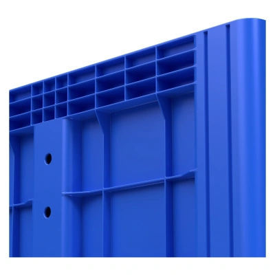 Большой контейнер на полозьях 1200x800x800 мм iPlast iBOX голубой (450 кг, 515 л, PE). Изображение №20