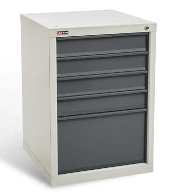 Инструментальная тумба ДиКом ВЛ-К-015 (5 ящиков, 500 кг, сварной корпус). Изображение №2