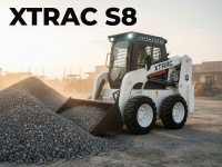 Фото мини погрузчик с бортовым поворотом xtrac s8 (850 кг) на сайте www.kiit.ru в интернет-каталоге КИИТ ☎ +7(800) 707-07-45 Изображение №3