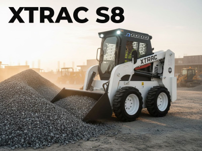 Мини погрузчик с бортовым поворотом XTRAC S8 (850 кг). Изображение №3