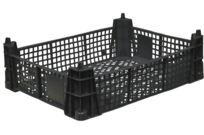 Черный грибной ящик 400х300х110. Изображение №1