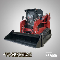 Гусеничный мини погрузчик с бортовым поворотом QUADTRAC CTL135 для профессионального использования на стройплощадке, в коммунальной сфере и сельском хозяйстве