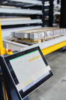 Фото автоматизированный склад для профильного металлопроката и труб до 10 метров на сайте www.kiit.ru в интернет-каталоге КИИТ ☎ +7(800) 707-07-45 Изображение №13