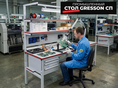 Стол промышленный GRESSON СП (модульная конструкция, 8 типоразмеров, нагрузка 300 кг, с онлайн-конструктором). Изображение №4