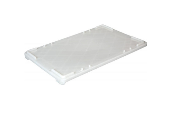 Фото крышка для ящиков 600x400 белая морозостойкая на сайте www.kiit.ru в интернет-каталоге КИИТ ☎ +7(800) 707-07-45