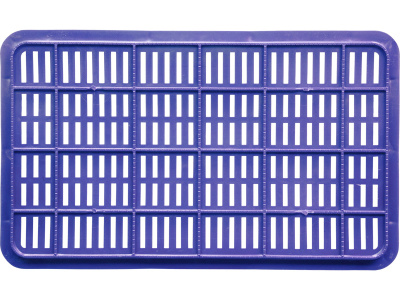 Ящик п/э с перфорацией 500х300х264 объём 39.6, синий. Изображение №4