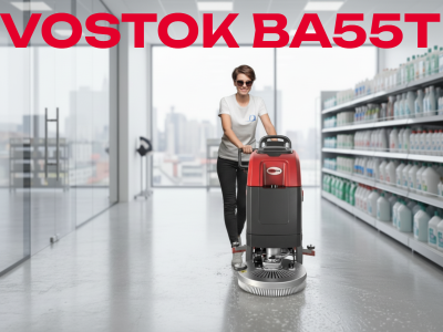 Поломоечная машина с приводом хода VOSTOK BA55T. Изображение №1