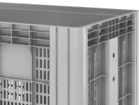 Фото контейнер sdbox 1208 p 1200х800х800 мм перфорированный серый на ножках на сайте www.kiit.ru в интернет-каталоге КИИТ ☎ +7(800) 707-07-45 Изображение №3