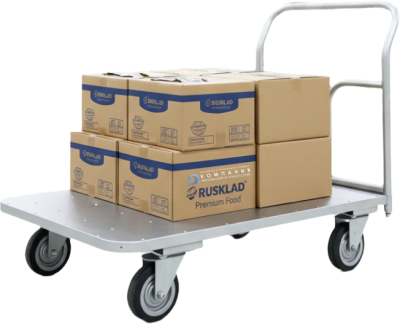 Ручная грузовая тележка  RUSKLAD ТП НЖ 3 600х1000 | INOX, 550 кг. Изображение №3