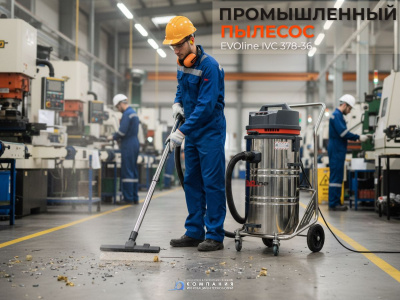 Промышленный пылесос EVOline IVC 378-36. Изображение №3