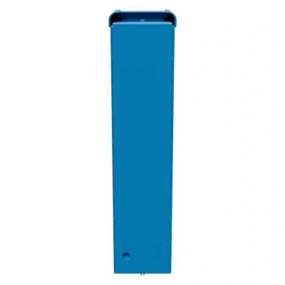 Полочный контейнер iPlast SK-5109 (500х117х90 мм, голубой, с 2 поперечными перегородками). Изображение №8
