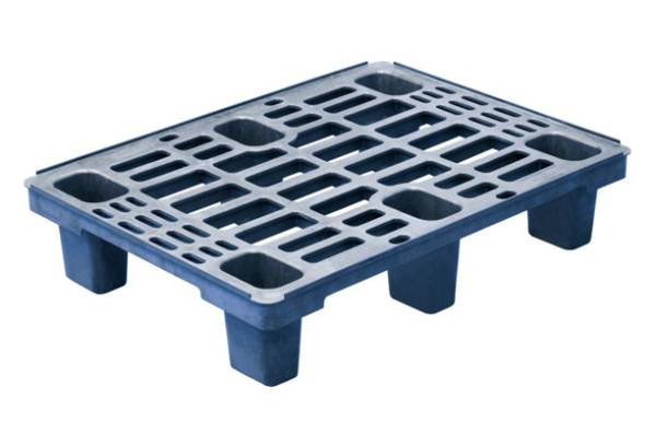 Фото пластиковый поддон на ножках рр 680 800х600х155 мм перфорированный, синий на сайте www.kiit.ru в интернет-каталоге КИИТ ☎ +7(800) 707-07-45