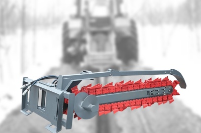 Экскаватор траншейный цепной на трактор МТЗ для легких грунтов. Изображение №1