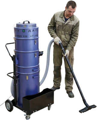 Промышленный пылесос Дастпром ПП-220/75.3-3 (75 л, 3 кВт, 220 В, циклонный, HEPA). Изображение №1