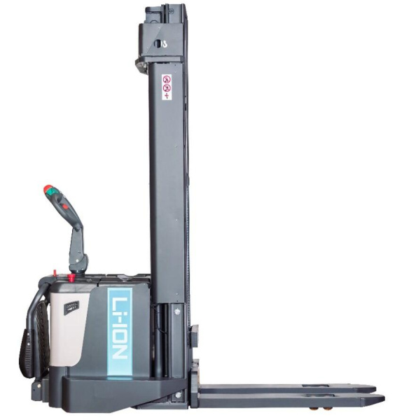 Фото электроштабелер с платформой tisel es20 dx360 eps li-ion на сайте www.kiit.ru в интернет-каталоге КИИТ ☎ +7(800) 707-07-45