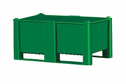 Контейнер BoxPallet 11-080-LA (540) 1200х800х540 мм сплошной зеленый