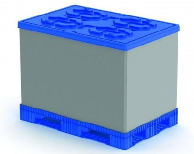 Разборный пластиковый облегчённый контейнер Polybox. Изображение №1