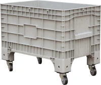 Фото контейнер b-box 1065 mini 1017х636х793 мм на колесах серый на сайте www.kiit.ru в интернет-каталоге КИИТ ☎ +7(800) 707-07-45