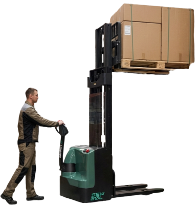 Электроштабелер LIMGARD SEW20L (2000 кг, высота подъема до 5,5 м, литий-ион 24В/205Ач). Изображение №1