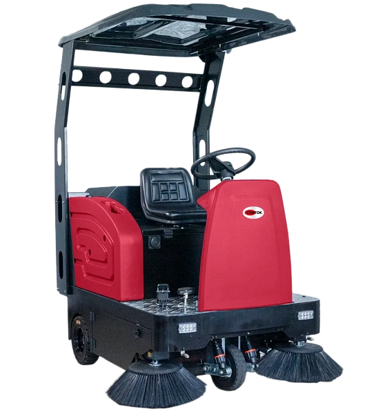 Аккумуляторная подметалка VOSTOK SW1450 с местом оператора | Производительность 8700 м²/ч, время работы 3-4 часа