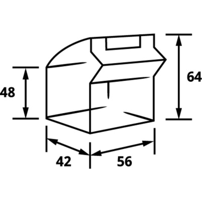 Короб с откидной ячейкой Стелла 101 Single. Изображение №5