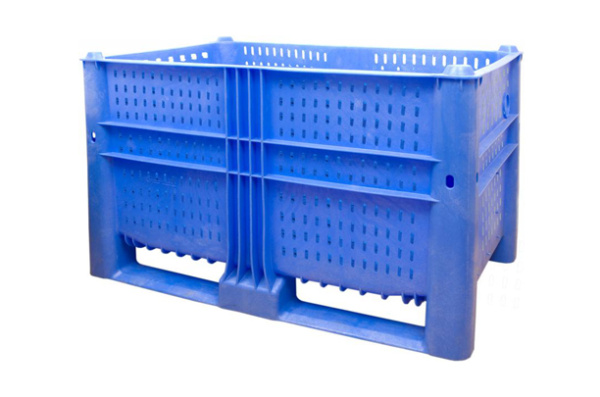 Фото контейнер boxpallet 10-080-ом-тн (740) 1200х800х740 мм перфорированный синий на сайте www.kiit.ru в интернет-каталоге КИИТ ☎ +7(800) 707-07-45