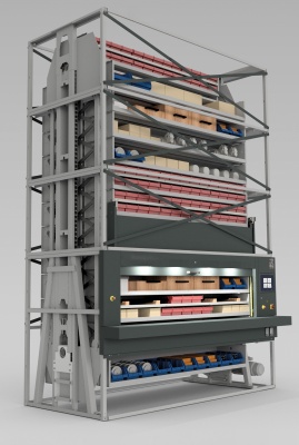 Автоматизированный склад ДиКом-Карусель 2450-525 H4000 19 кассет. Изображение №2