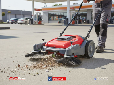 Ручная подметальная машина EVOline SWM 1000 механическая | Ширина уборки 1000 мм. Изображение №8