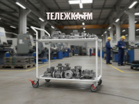 Фото передвижная металлическая тележка gresson тм-900-3 (900x500 мм, 3 полки, до 100 кг, термостойкость до 300°с) на сайте www.kiit.ru в интернет-каталоге КИИТ ☎ +7(800) 707-07-45 Изображение №4