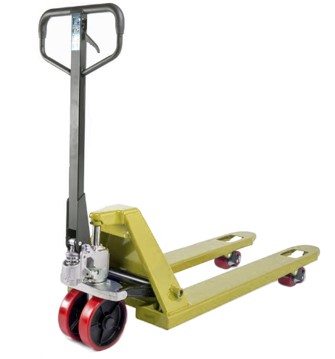 Тележка гидравлическая 2500 кг 800 мм полиуретановые колеса TOR AC (серия J). Изображение №1