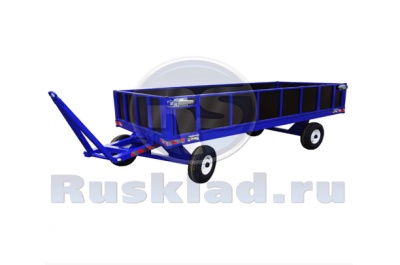 Тележка с фанерным настилом и бортами БТ 2 ЦБ 1250x2500мм (г/п 3000кг). Изображение №1