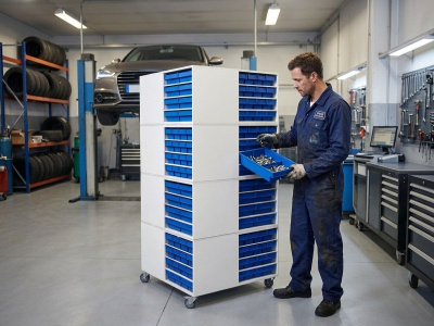 Модульная поворотная стойка GRESSON СМС-16 (16 сегментов-кассетниц, 500 кг). Изображение №9